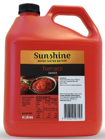 Sunshine Sauce Tomato 4lt