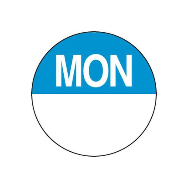 Day Dot Stickers 24mm Durabale x 1000 - Monday