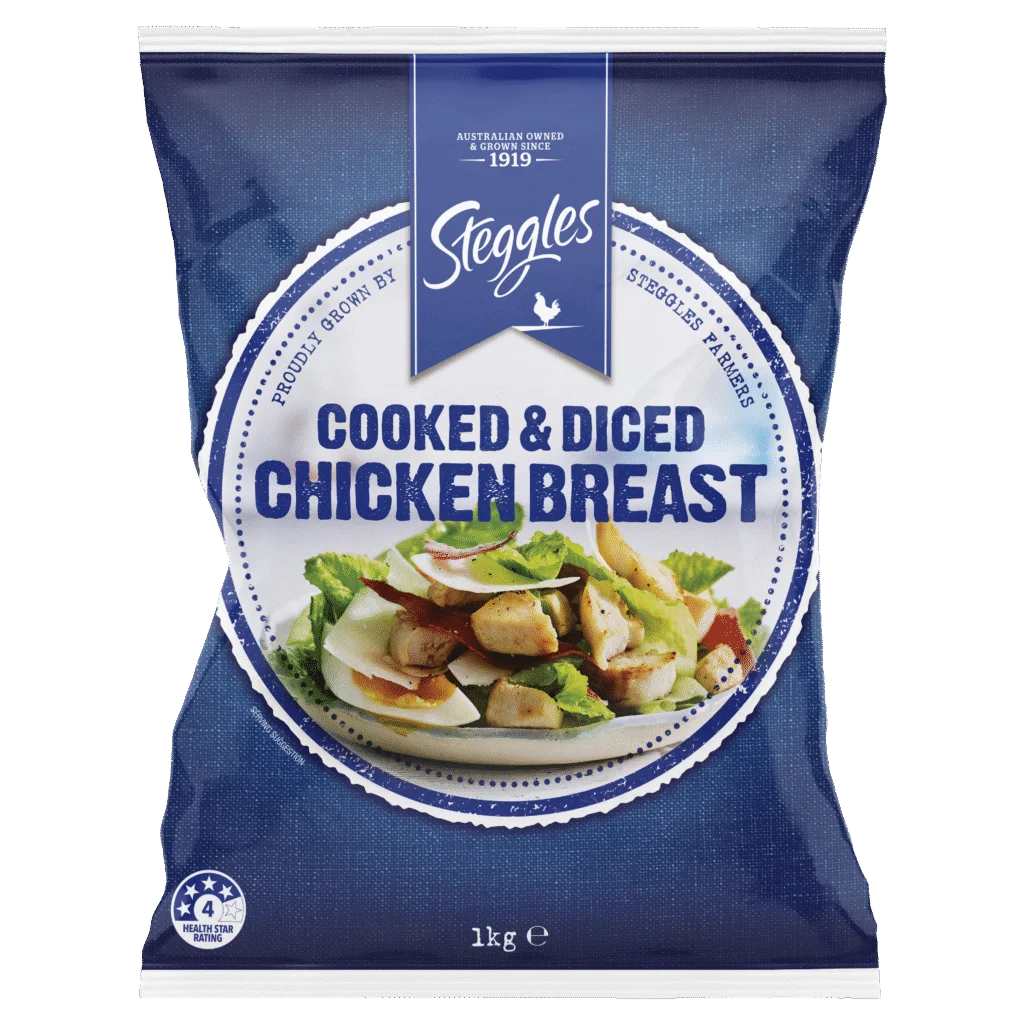 Steggles Diced Chicken Breast 1kg
