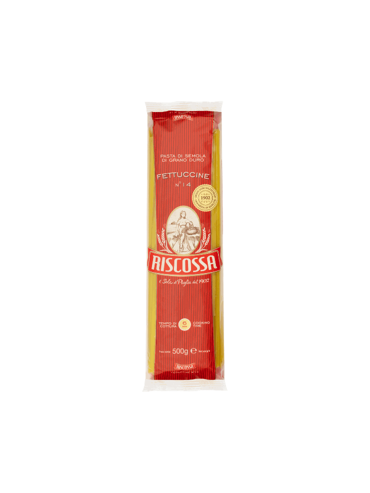 Riscossa- Fettuccine Semola Pasta 24x500gm (914M)