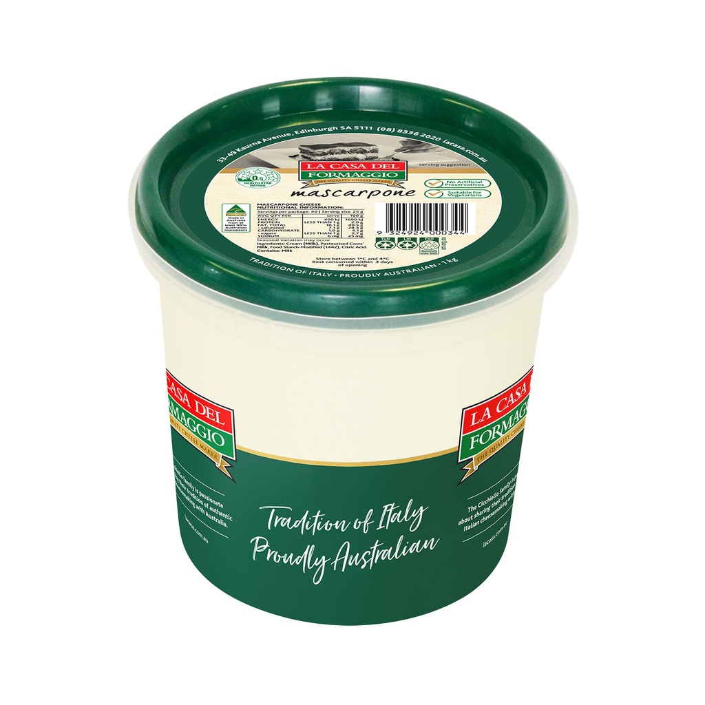 LA CASA FRESH MASCARPONE CREAM 1KG