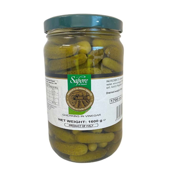 Sapore- Gherkins/Cornichons Jar 2kg