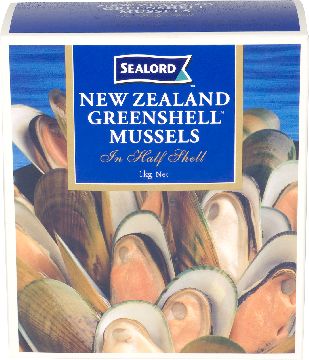 HALF SHELL MUSSEL 1KG (10)