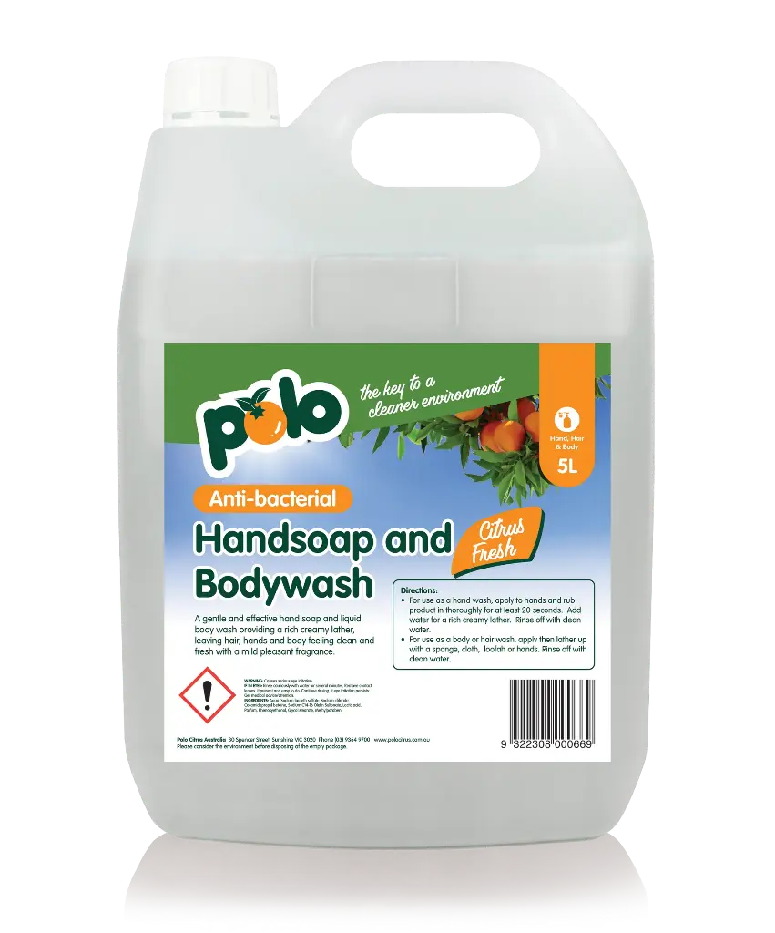 Polo Citrus Hand Soap & Bodywash 5lt