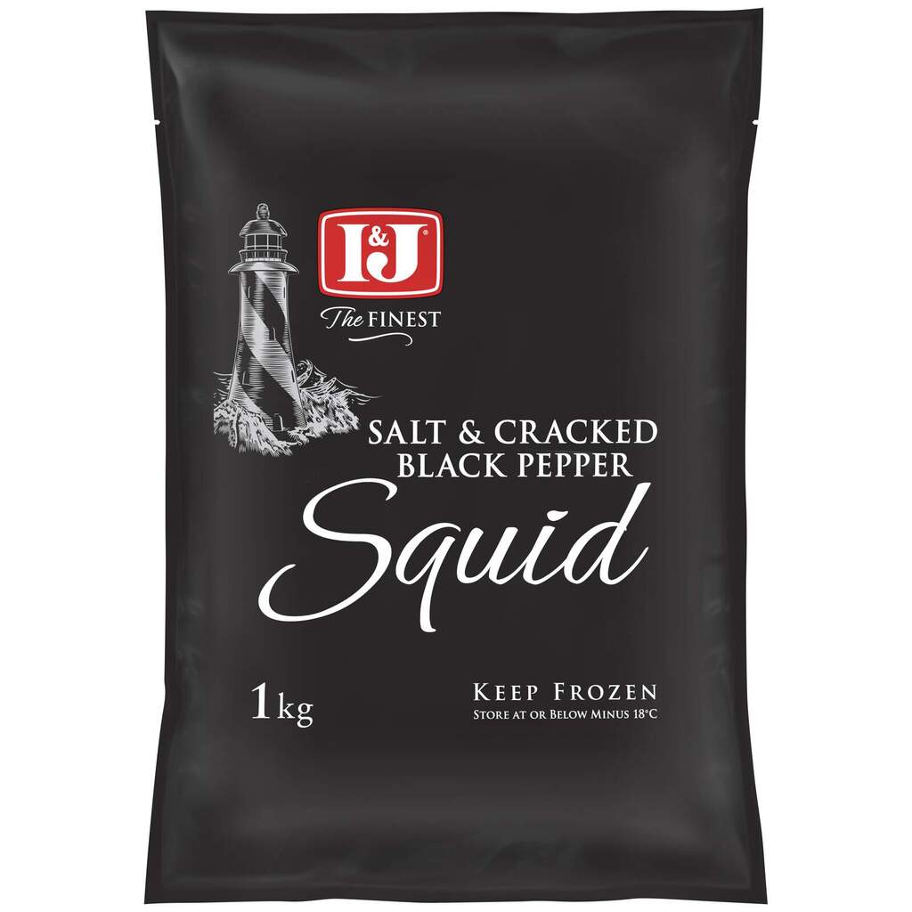 I&J Salt & Cracked Pepper Squid x1kg