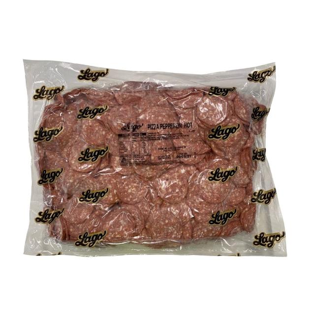 Lago- Sliced Hot Pepperoni Salami 2.5kg