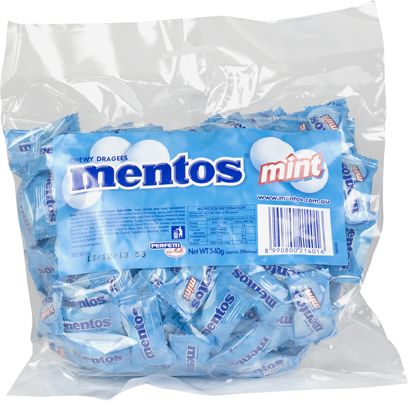 MENTOS MINT PILLOW PACK 200PC