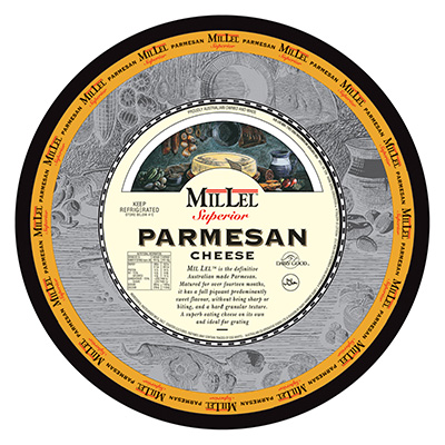 Mil Lel- Superior Parmesan Cheese Wheel r/w 10kg