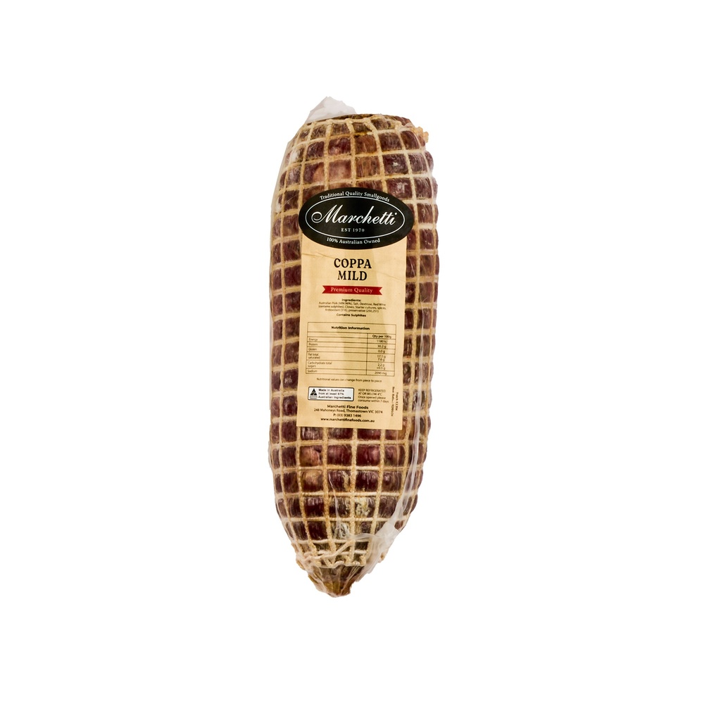 Marchetti Coppa Mild Whole r/w 900gm