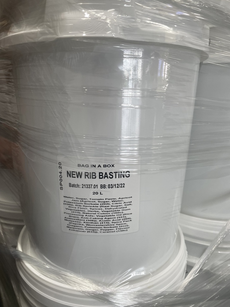 Bag In A Box Rib Basting 10kg