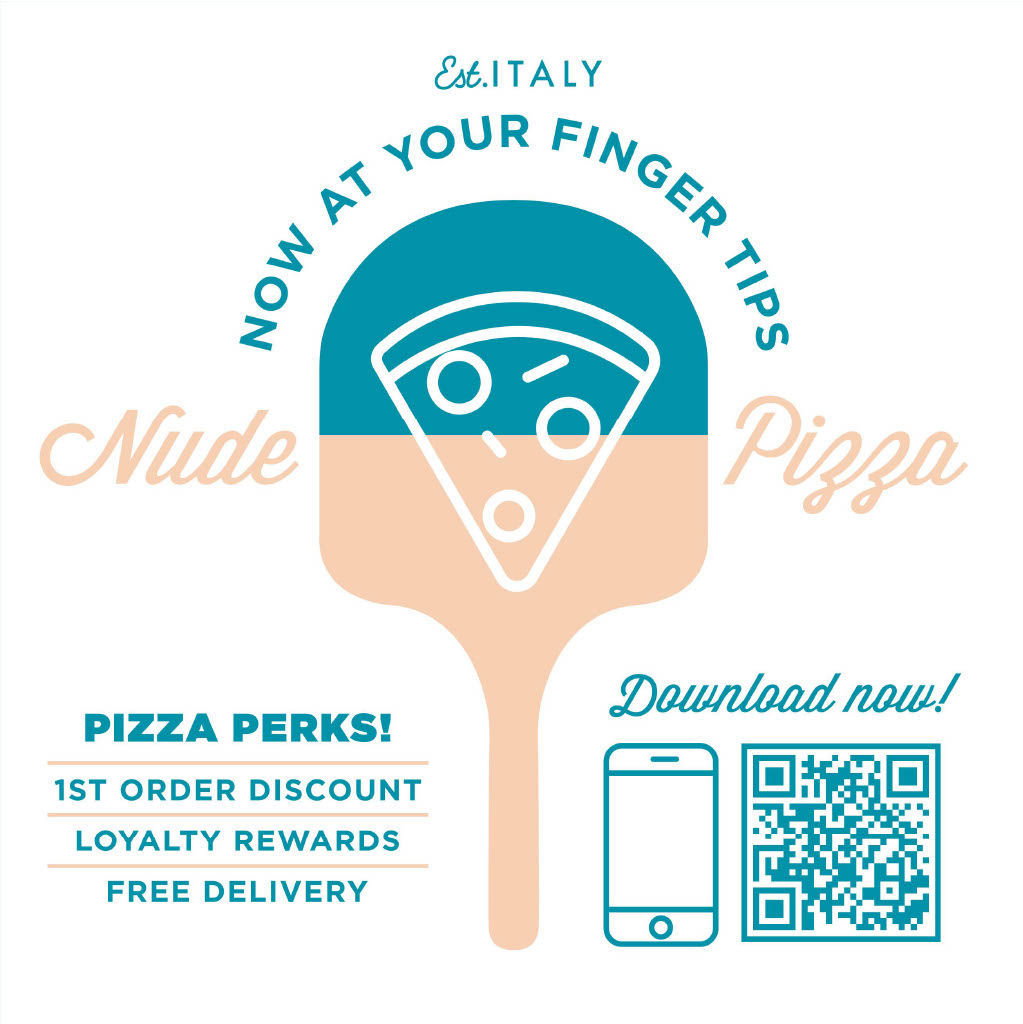 Nude Pizza Boxes 13" x 50