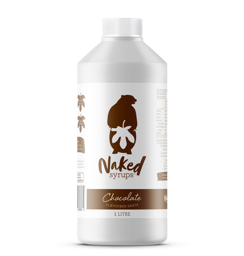 Naked Syrups- Chocolate Dessert Sauce 1Lt