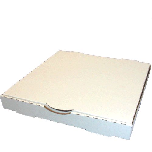 Plain White Pizza Box F/O 9" x 100