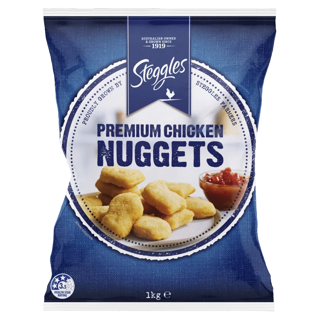 Steggles Premium Chicken Nuggets 1kg