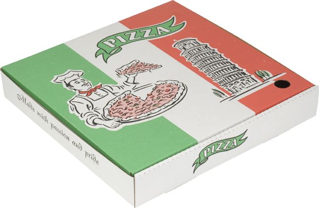 Print Pizza Box Single Fold 15" x 100
