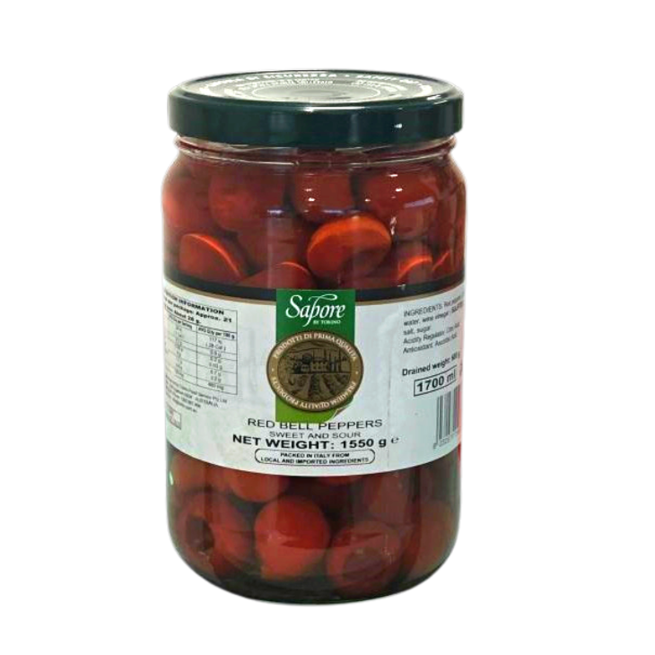 Sapore- Red Baby Bell Peppers 1550g