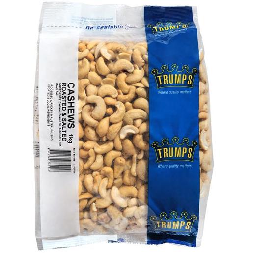 ROASTED & SALTED CASHEWS 1KG