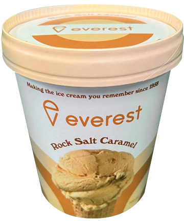 Rock Salt Caramel Ice Cream 500ml x 6