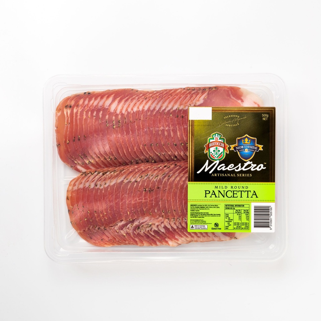 Propan-Bulk Sliced Round Pancetta Sliced 500g