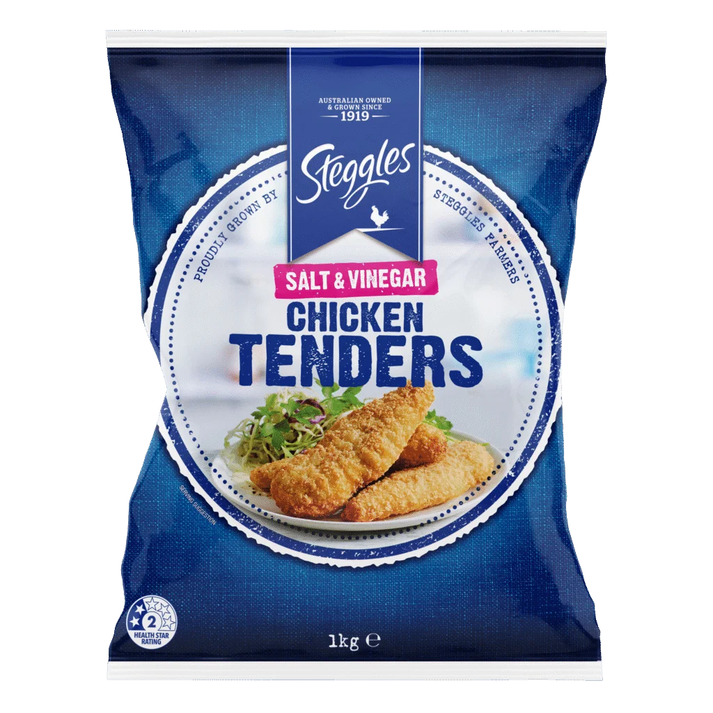 Steggles Salt & Vinegar Tenders 1kg