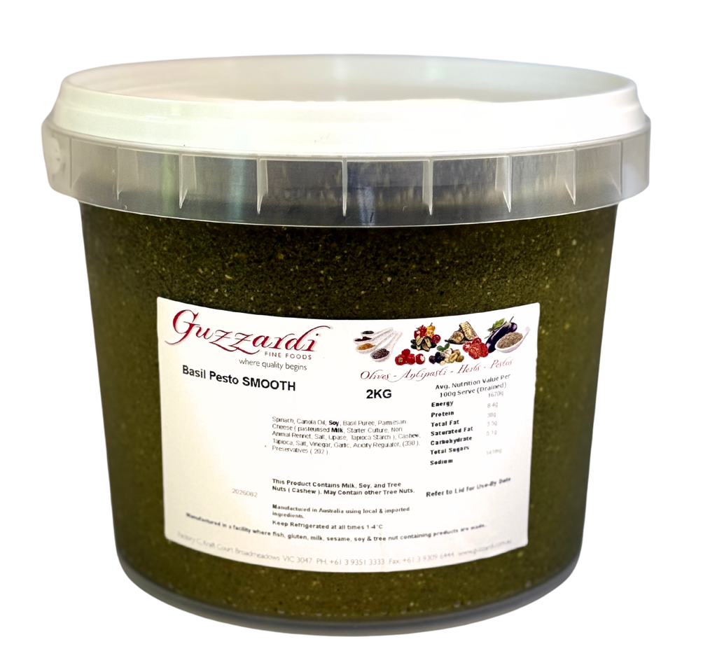 Guzzardi- Smooth Basil Pesto 2kg
