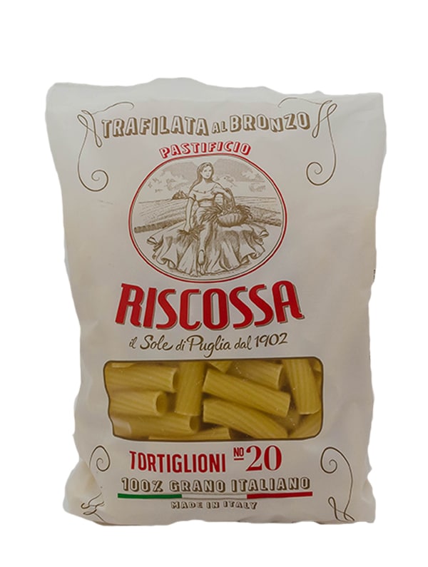 TORTIGLIONI 100% IT BRONZE DIE PASTA 500G (CTN/20)