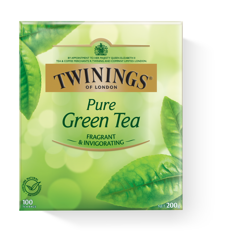 TWININGS PURE GREEN TEA 10PC X 12