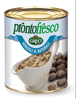 Prontofresco Vongole (Clam Meat) Al Naturale 850gm