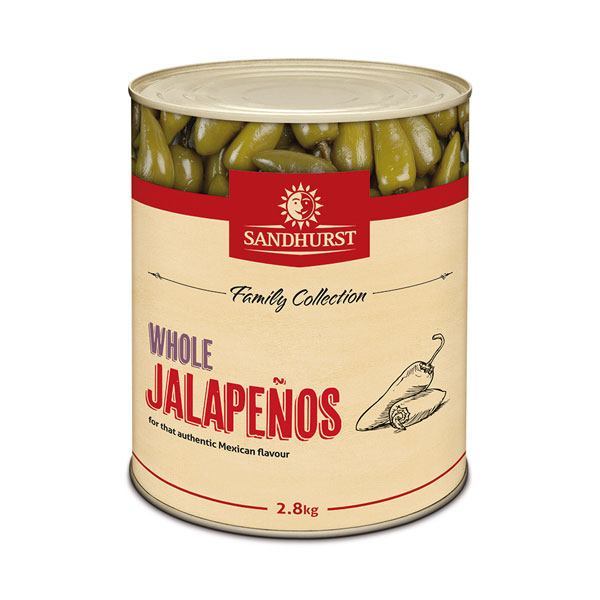Whole Jalapeno Peppers 2.8kg (WJPA10)