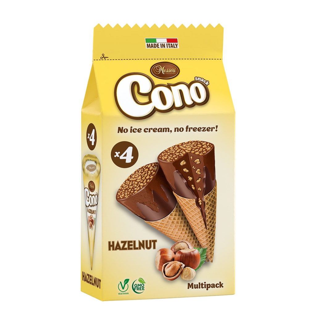 Messori- Hazelnut Cone Box (4x25g) x 12 * (0202)