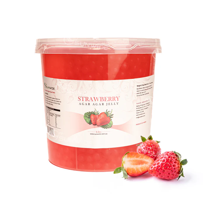 Agar Agar Balls Strawberry 3.2kg