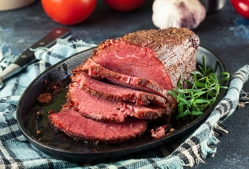 Ribs & Roast- Sous Vide Frozen Corn Eye Round 12kg r/w Carton