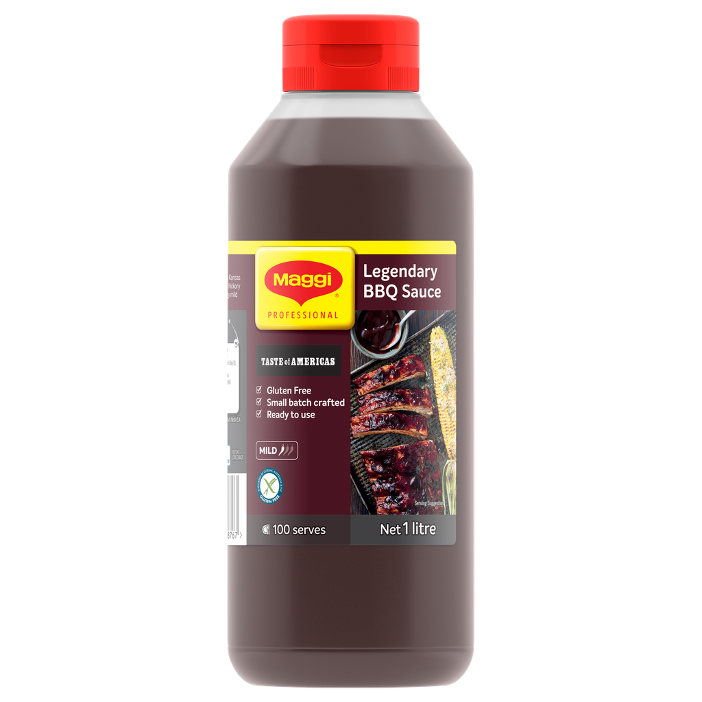 LEGENDARY BBQ SAUCE 1LT SQUEEZE BOTTLE