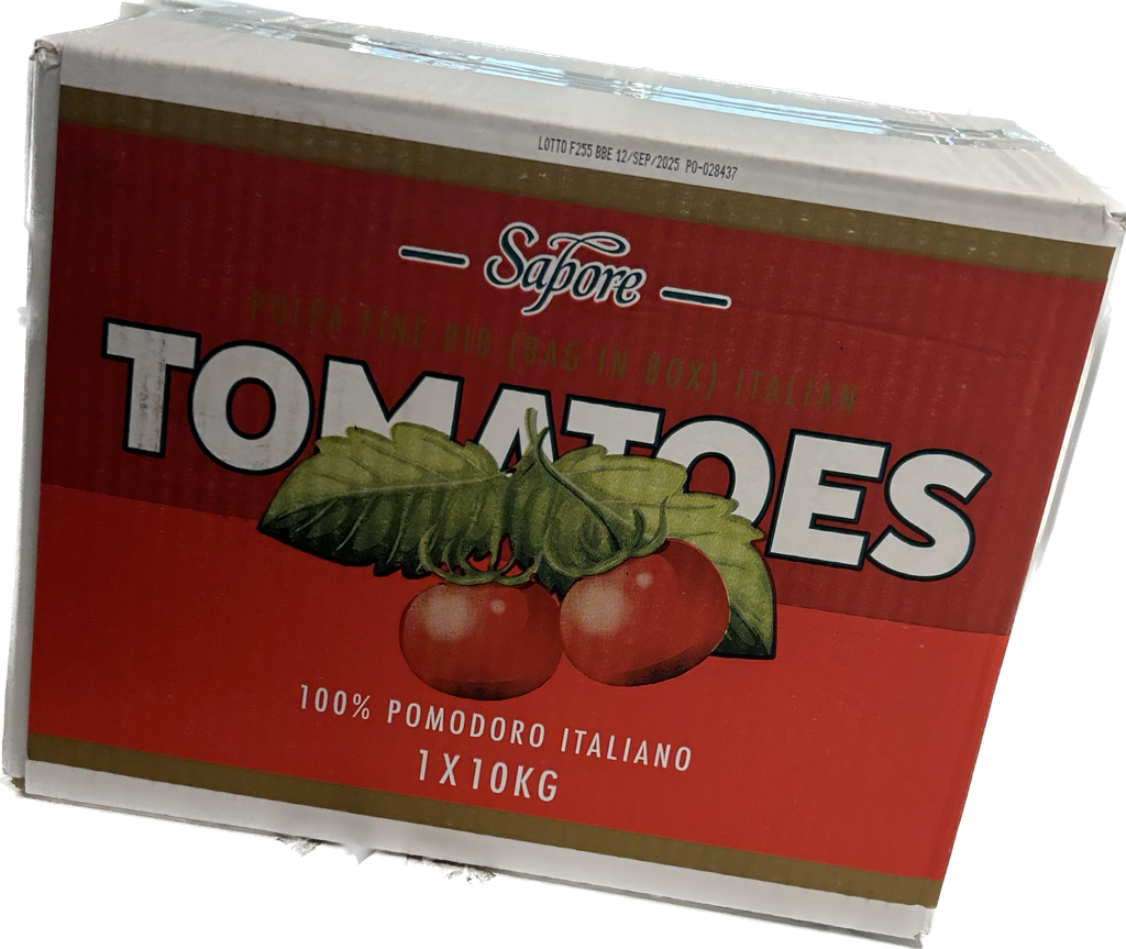 Sapore Italian Crushed Tomato Polpa Fine BiB 10KG