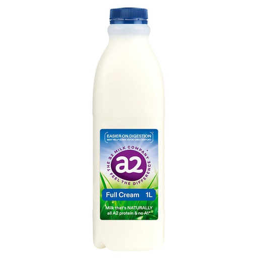 [A2MILFUL1-B] A2- Milk Full Cream 8 x 1L