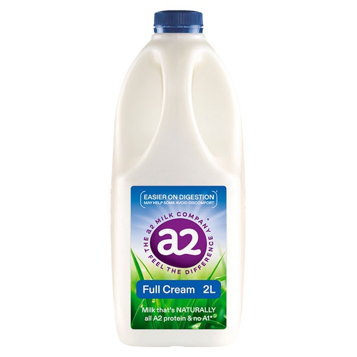 [A2MILFUL2-B] A2- Milk Full Cream 6 x 2L