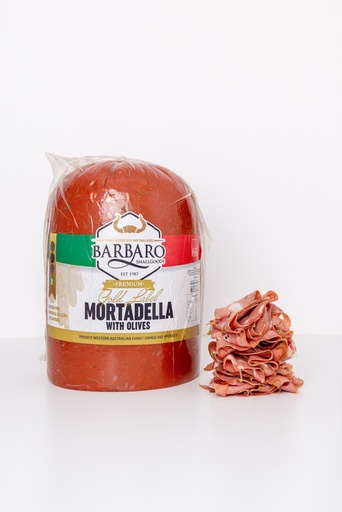 [BARMOROLIHAL-KC2] Barbaro Mortadella Olive Half r/w 4.5kg