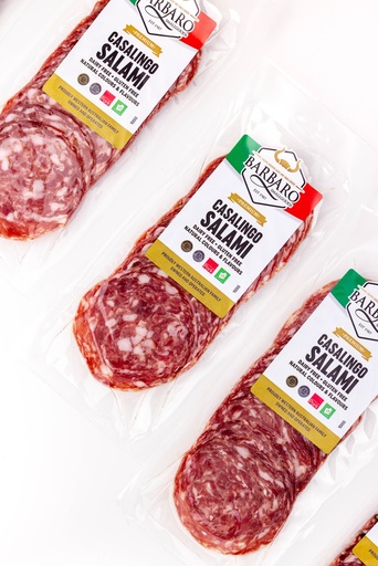[BARRETCASMIL100-B] Barbaro Retail Salami Casalingo Mild Sliced 12 x 100g