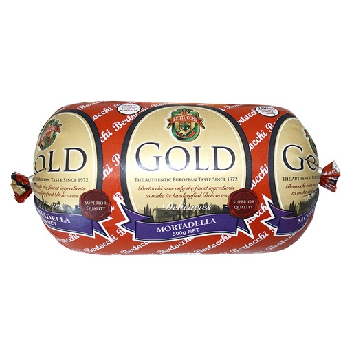 [BERMORPLA500-B] Bertocchi- Mortadella Plain 10 x 500g