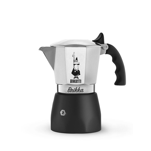 [BIABRIEXC2-UC4] Bialetti- Brikka Exclusive Black 2 Cup* (9071)