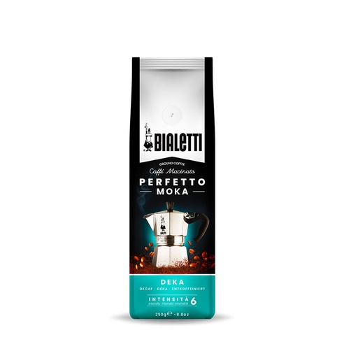 [BIACOFDEC250] bialetti 96080357 perfetto moka decaf 6 x 250g [B]