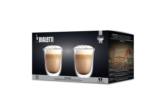 [BIADWGLAFIR300-B] Bialetti- Firenze 300ml 2Pc Gift Set * (DBW011)