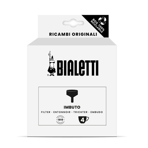 [BIAFUNIND4] bialetti 800124 funnel new moka induction 4 cups x 6* [B]