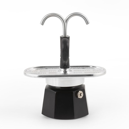 [BIAMINBLK2-UC8] Bialetti- Set Mini Exp Black 2 Cup No Bicchierini* (7302)