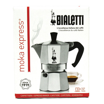 [BIAMOK3-UC6] Bialetti- Moka Express 3 Cup* (1162)