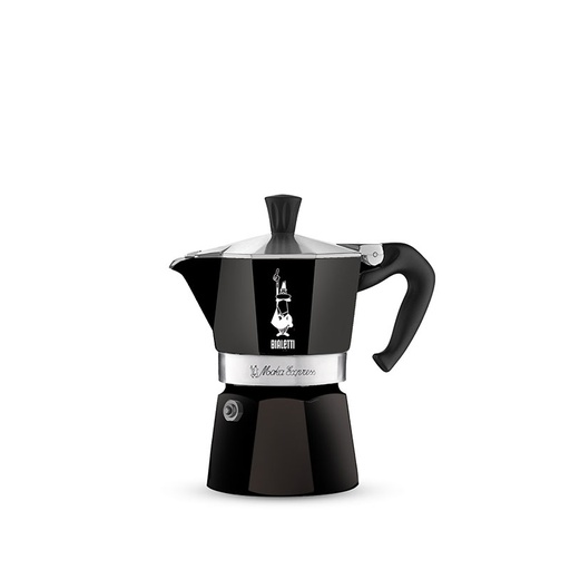[BIAMOKBLK3-U] Bialetti- Moka Express Black 3 Cup* (4952)