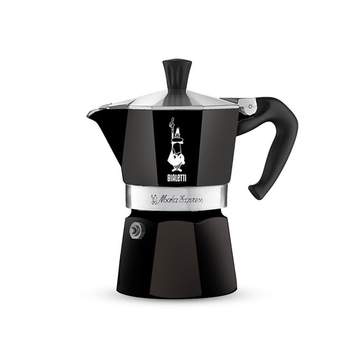 [BIAMOKBLK6-U] Bialetti- Moka Express Black 6 Cup* (4953)