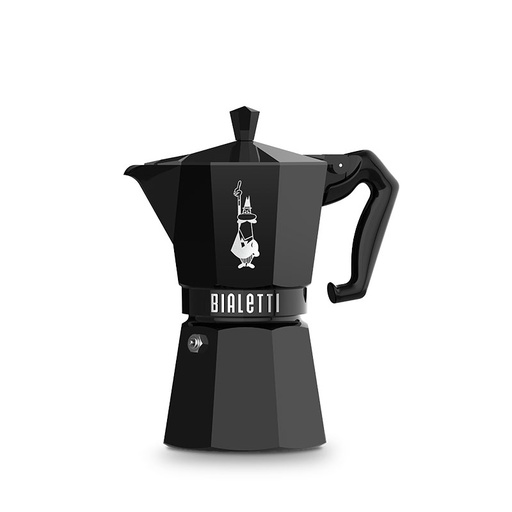 [BIAMOKEXCBLA6-UC4] Bialetti- Moka Exclusive Black 6 Cup* (9066)