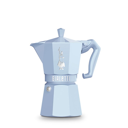 [BIAMOKEXCBLU6-U] Bialetti- Moka Exclusive Blue 6 Cup* (9062)