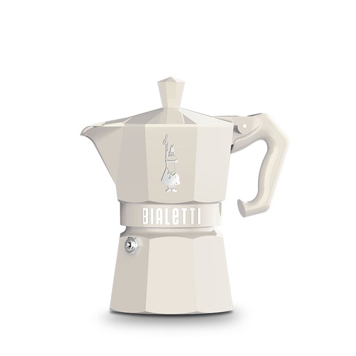 [BIAMOKEXCCRE3] bialetti 9059 moka exclusive cream  3 cup* [U]